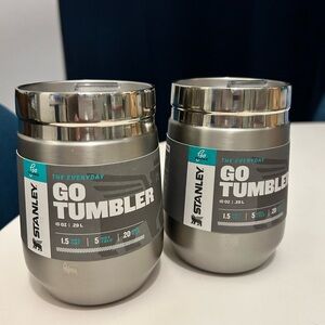 Stanley Silver Go Tumbler Set 10 oz